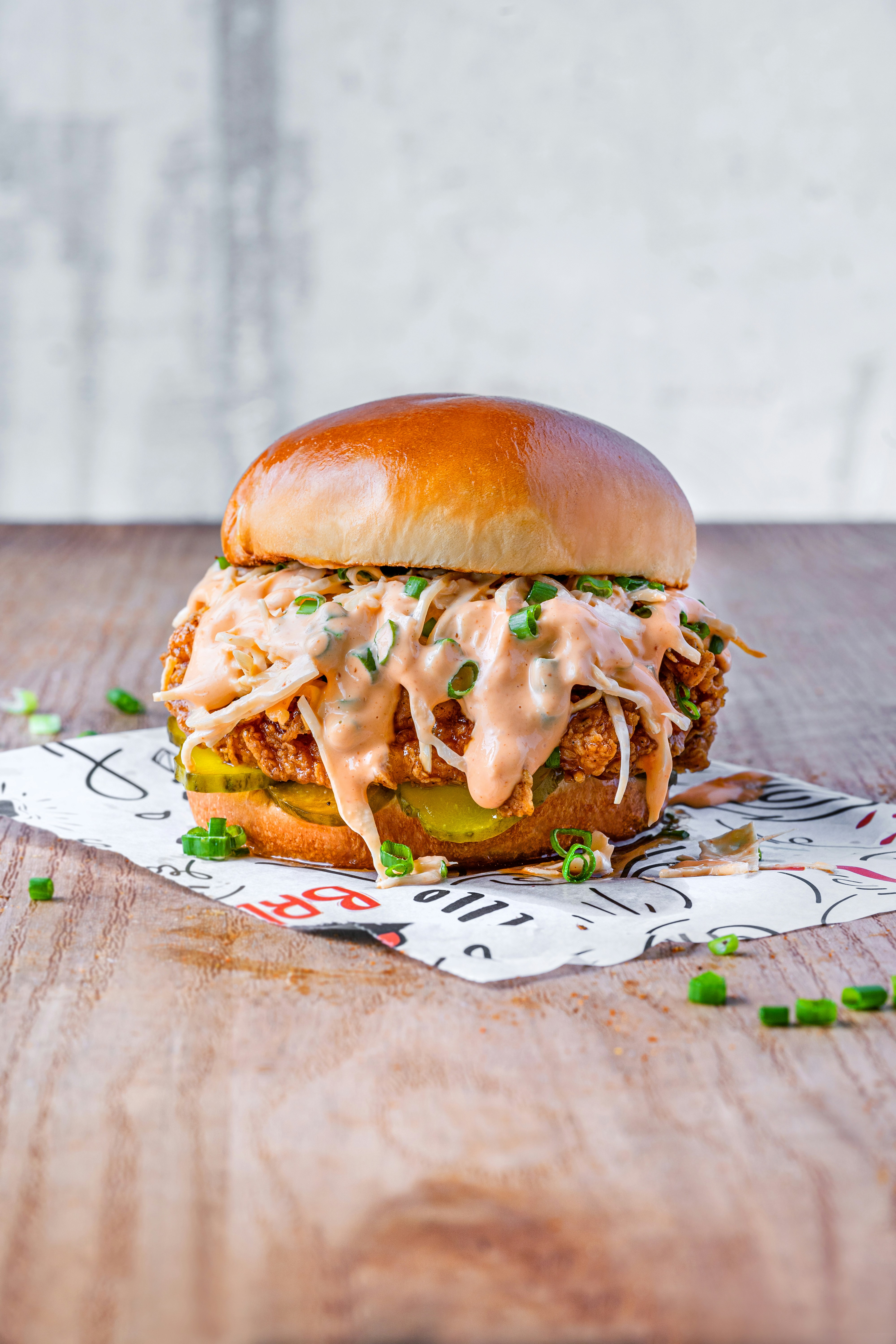 BUFFALO-STYLE FRIED CHICKEN SANDWICH
